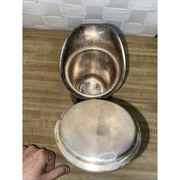 Vintage International Silver Co Silver Plate Coffee Tea Cravat Or Beer Stein 7” - Picture 6 of 10